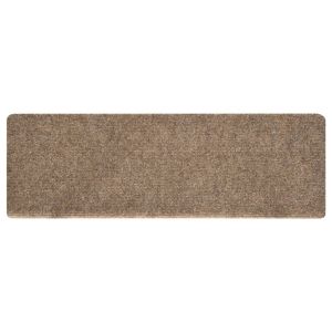 Изтривалки за стълби, самозалепващи се, 15 бр., 65x21x4 см, бежови, с правоъгълен кант