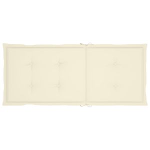 Градински накланящи се столове 2 бр с възглавници акация масив