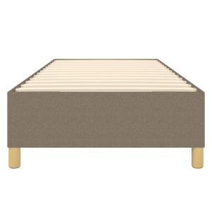 Рамка за легло с пружини, таупе, 80x200 см, плат
