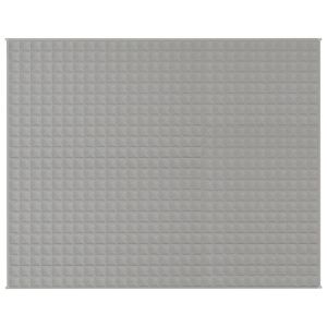 Утежнено одеяло сиво 235x290 см 15 кг плат