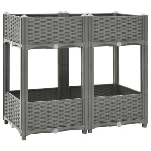 Повдигната леха, 80x40x71 см, полипропилен