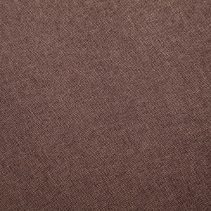 3-местен диван, текстил, кафяв