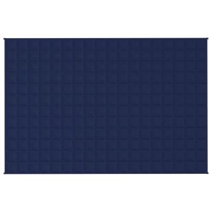 Утежнено одеяло синьо 120x180 см 9 кг плат