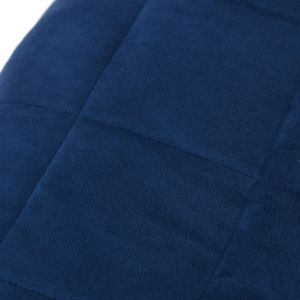 Утежнено одеяло синьо 235x290 см 11 кг плат