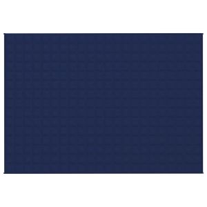 Утежнено одеяло синьо 155x220 см 11 кг плат