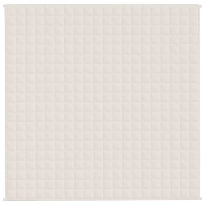 Утежнено одеяло светлокремаво 200x200 см 9 кг плат