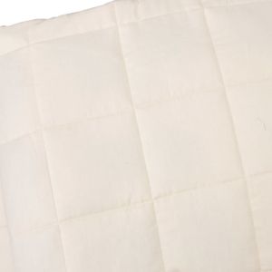 Утежнено одеяло светлокремаво 155x220 см 7 кг плат
