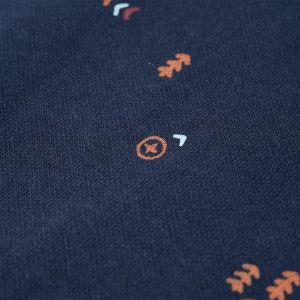 Детски суитшърт, тъмносин меланж, 104