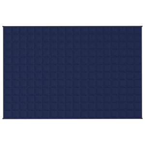 Утежнено одеяло синьо 122x183 см 9 кг плат