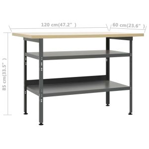 Работна маса с три стенни панела и един шкаф