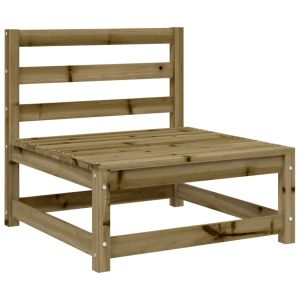 Градински кресла без подлакътници, 3 бр, 70x70x67 см