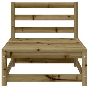 Градински кресла без подлакътници, 3 бр, 70x70x67 см