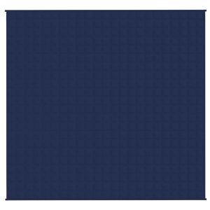 Утежнено одеяло синьо 220x230 см 11 кг плат