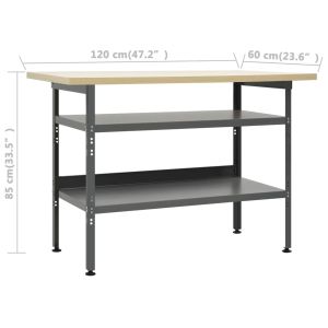 Работна маса с три стенни панела