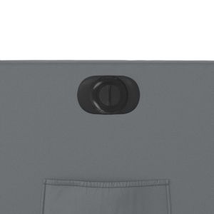 Изправящ реклайнер стол, сива, изкуствена кожа