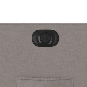 Електрически реклайнер стол, таупе, текстил