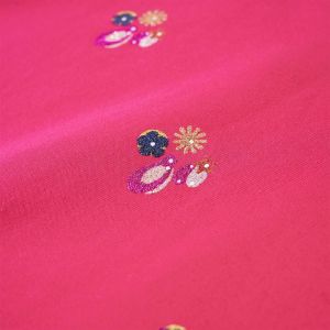 Детски суитшърт, яркоорозов, 128