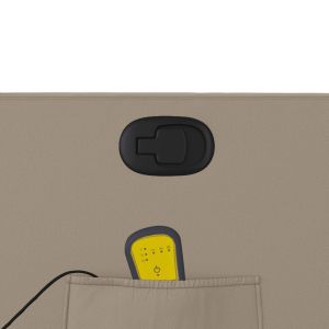 Изправящ масажен наклоняем стол, капучино, изкуствена кожа