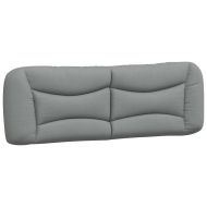 Мека табла за легло Hvar, светлосива, 160 см, плат