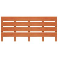 Горна табла за легло, восъчнокафява, 180 см, масивно дърво бор