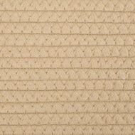 Кош за съхранение, бежово и бяло, Ø38x46 см, памук