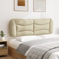 Мека табла за легло Hvar, кремава, 160 см, плат