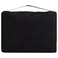 Сгъваема масажна кушетка, 2 зони, дърво, розова