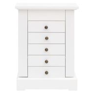 Кутия за бижута с огледало, МДФ, 25x13,5 x 34 см