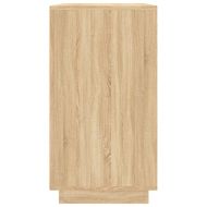 Сайдборд, дъб сонома, 80x34x75 см, инженерно дърво