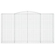 Габионни кошници арка 7 бр 400x50x220/240 см поцинковано желязо