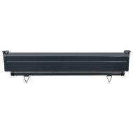 Вертикална тента за балкон, 105x250 см, черна