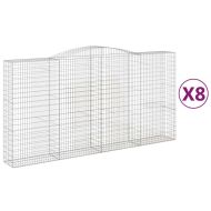 Габионни кошници арка 8 бр 400x50x200/220 см поцинковано желязо