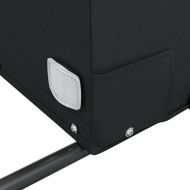 Ремарке за велосипед, черно и синьо, 30 кг, желязо