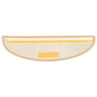 Изтривалки за стълби, 15 бр., 56x17x3 см, кремави, полукръгли