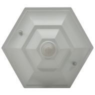 Градински стълбове, 6 бр, E27, 110 см, алуминий, бели