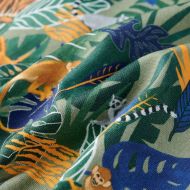 Детска тениска с къс ръкав, многоцветна, 140