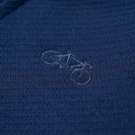 Детски суитшърт с цип, тъмносин, 92