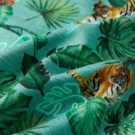 Детски суитшърт, светлозелен меланж, 92