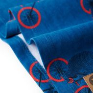 Детска пижама с дълъг ръкав, петролено, 128