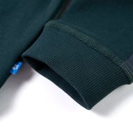 Детски суитшърт, зелен мъх, 140