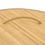 Бамбуков ъглов кош за пране 60 л