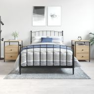 Нощни шкафчета, 2 бр, сонома дъб, 44x45x60 см, инженерно дърво