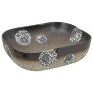 Мивка за плот многоцветен правоъгълна 48x37,5x13,5 см керамика