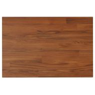 Плот за баня тъмнокафяв 60x40x2,5 см обработено масивно дърво