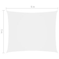 Платно-сенник, Оксфорд текстил, правоъгълно, 5x6 м, бяло