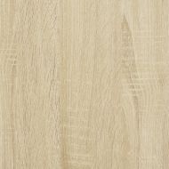 ТВ шкаф със стъклени врати, сонома дъб, 102x37x42 см