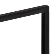 Стенни рафтове 2 бр 40x24x35 см акациево дърво масив и стомана
