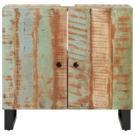 Шкаф за мивка 62x33x58 см регенериран масив и инженерно дърво