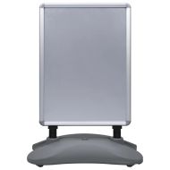 A1 постер на стойка с водна основа, сив, алуминиева сплав