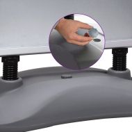 A1 постер на стойка с водна основа, сив, алуминиева сплав